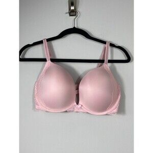 Victoria’s Secret Dream Angels Push-Up Bra – Size 34DD – Light Pink Lace